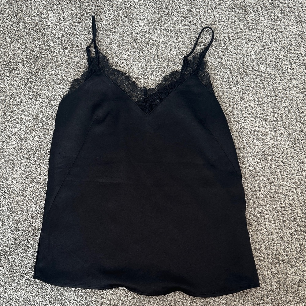 Dynamite Elegant Black Lace Cami